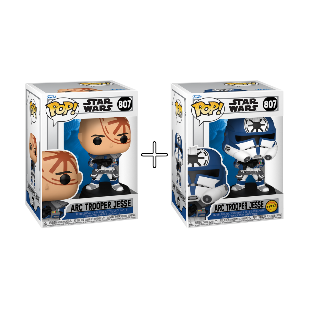 Bundle Funko Pops - Star Wars - ARC Trooper Jesse (Standard + Chase)