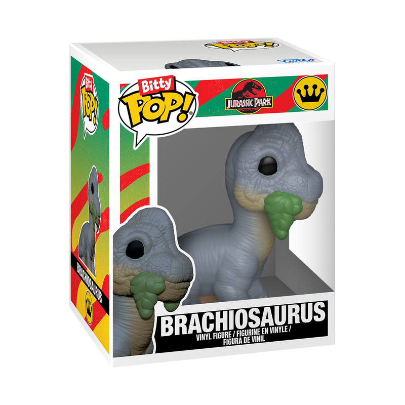 Funko Bitty Pop 2 Pack - Jurassic Park - Velociraptor e Brachiosaurus
