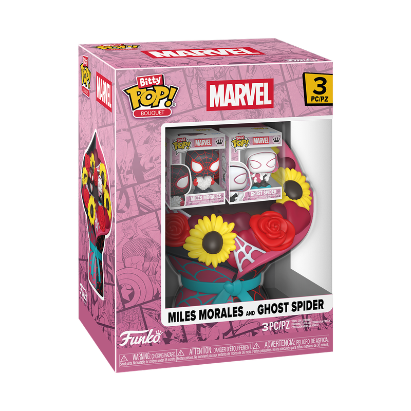 Funko Bitty Pop Bouquet - Marvel - Miles Morales and Ghost Spider