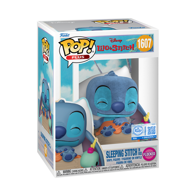 Funko Pop - Disney - Lilo & Stitch - Sleeping Stitch in Box Flocked (Special Edition)