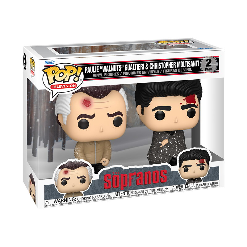 Funko Pop - The Sopranos - Paulie "Walnuts" Gualtieri & Christopher Moltisanti (2 pack)