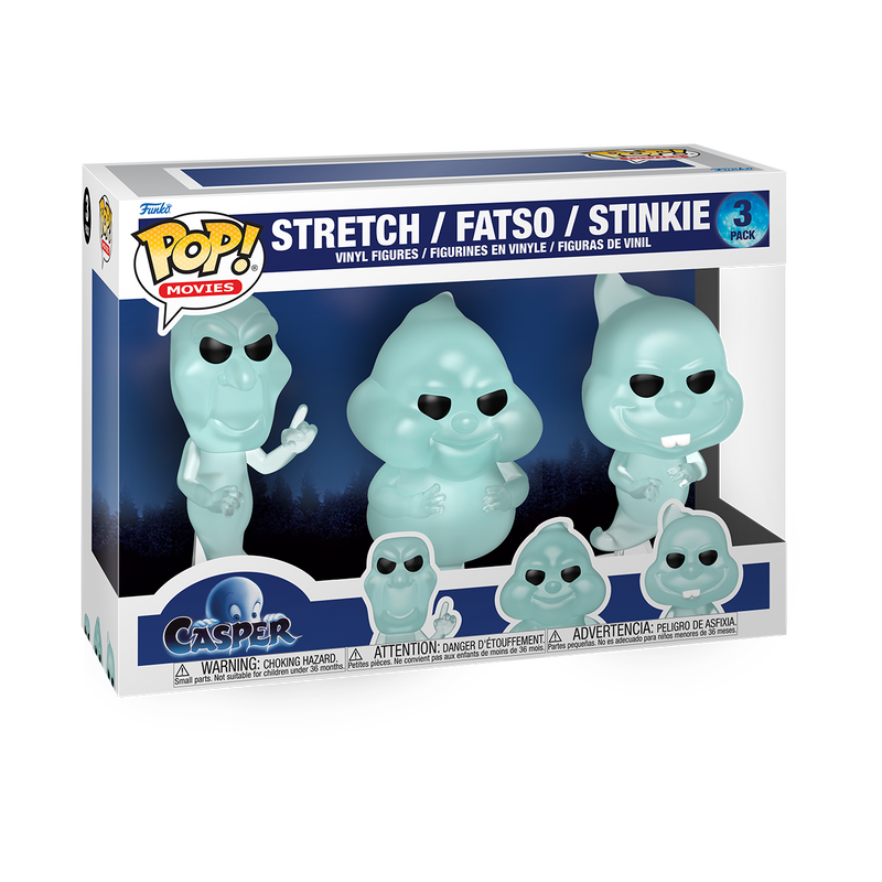 Funko Pop 3 Pack - Disney - Casper - Stretch/ Fatso/ Stinkie