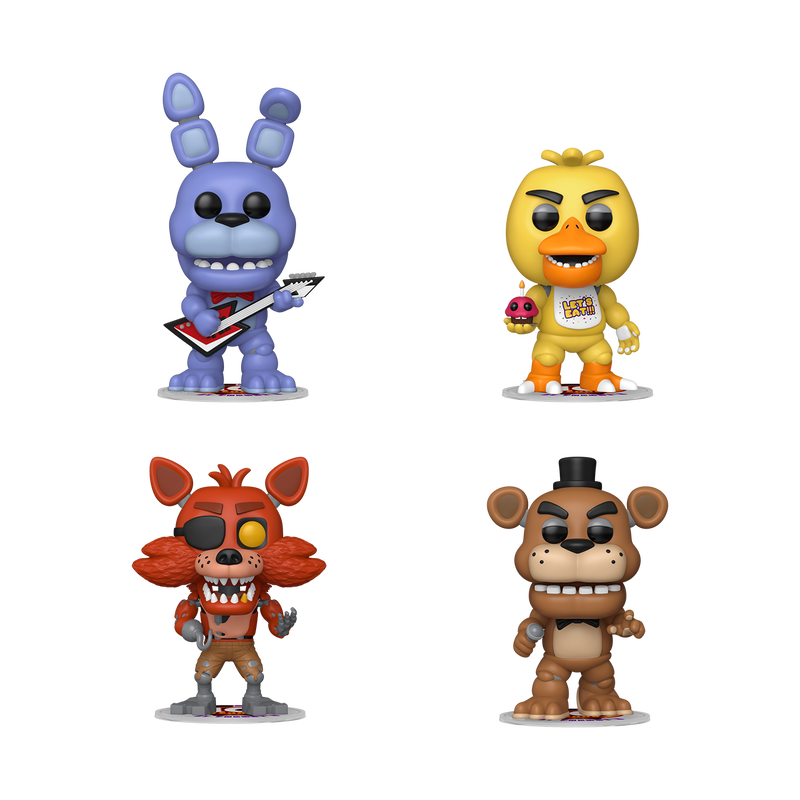 Funko Pop 4 Pack - Five Nights at Freddy's - Freddy / Bonnie / Chica / Foxy