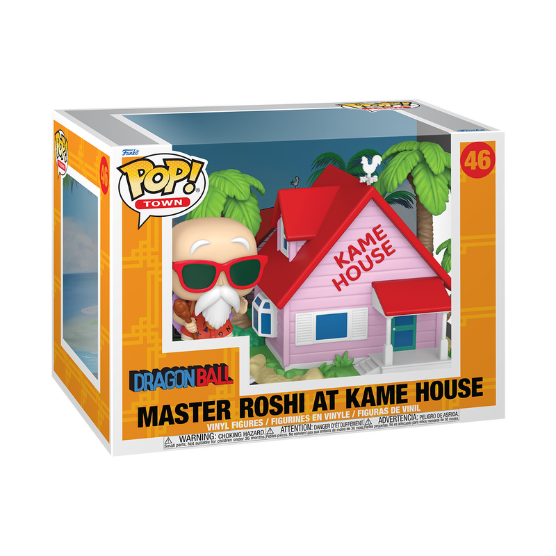 Funko Pop Town - Dragon Ball - Master Roshi at Kame House