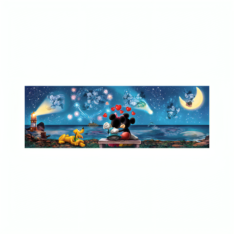 Puzzle de 1000 peças - Disney - Mickey and Minnie