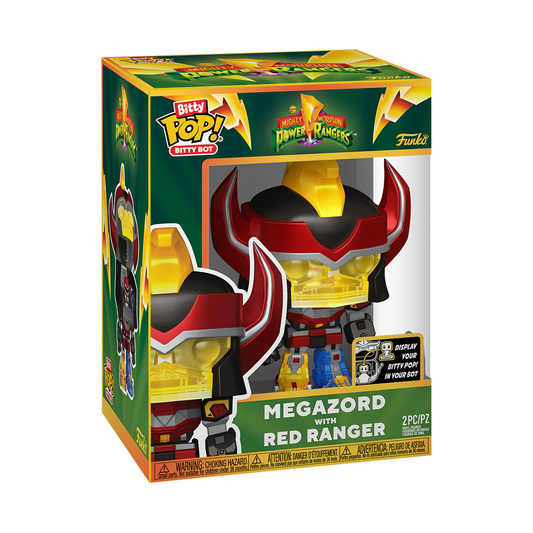 Bitty Pop - Mighty Morphin Power Rangers - Megazord with Red Ranger