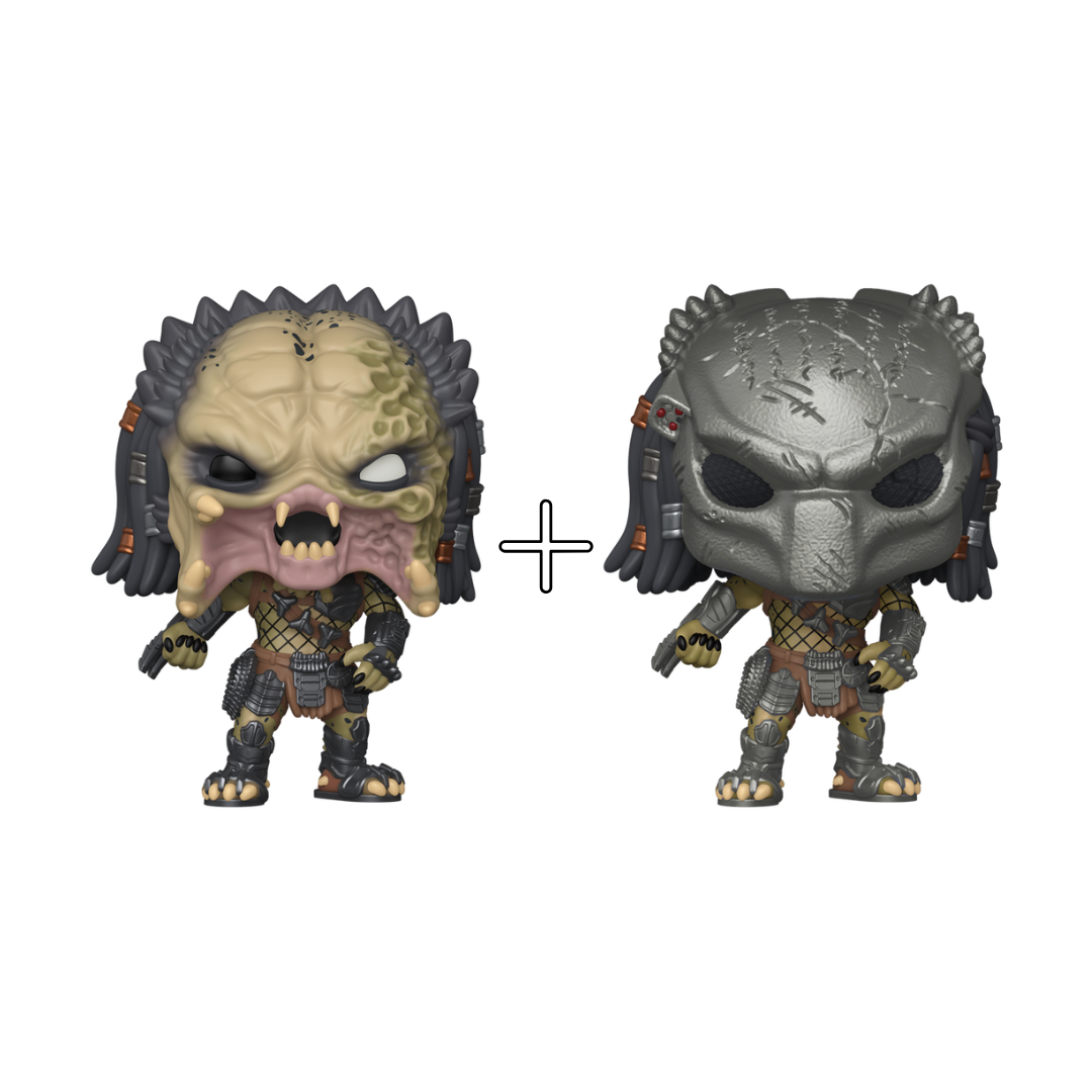 Bundle Funko Pops - Aliens vs. Predator Requiem - Wolf Predator (Standard + Chase)