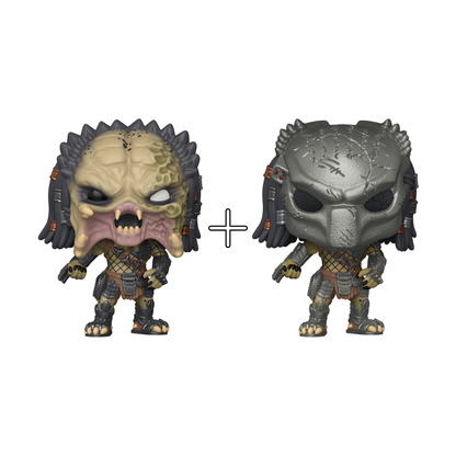 Bundle Funko Pops - Aliens vs. Predator Requiem - Wolf Predator (Standard + Chase)