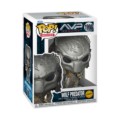 Bundle Funko Pops - Aliens vs. Predator Requiem - Wolf Predator (Standard + Chase)