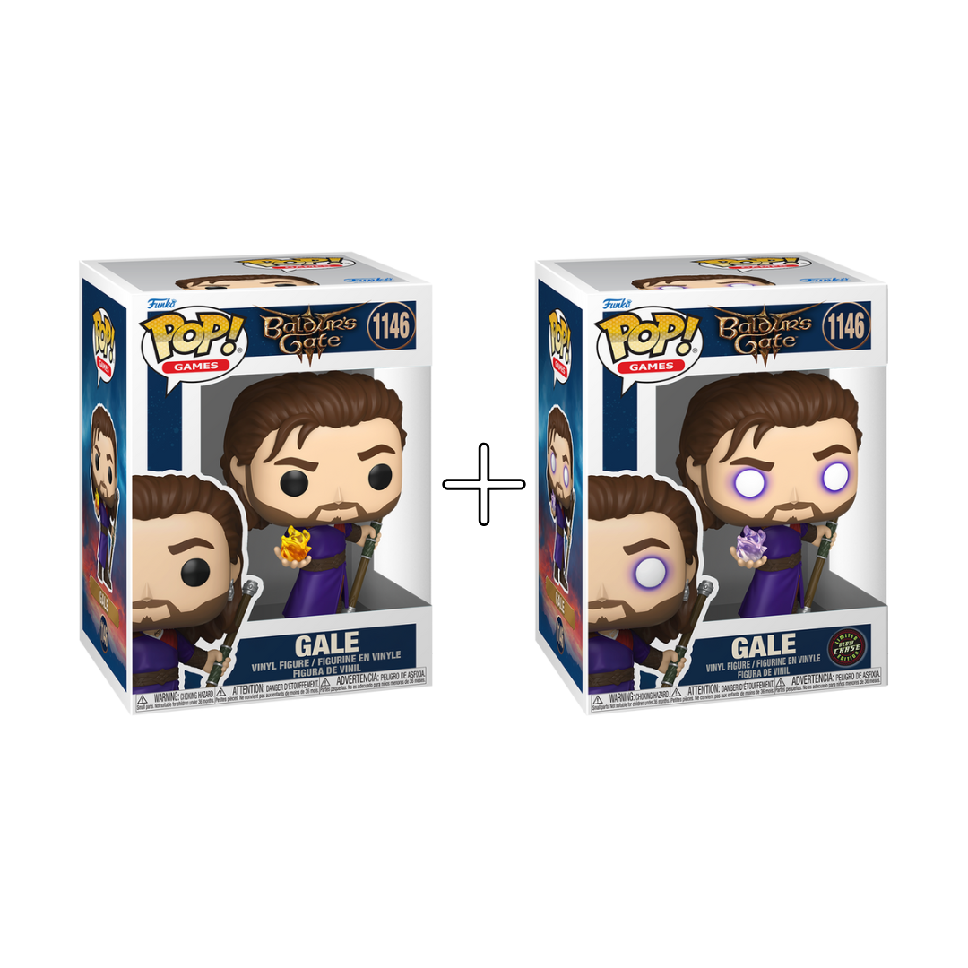 Bundle Funko Pops - Baldur's Gate - Gale (Standard + Chase)
