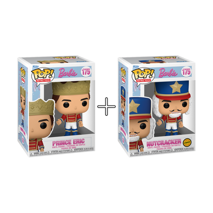 Bundle Funko Pops - Barbie - Prince Eric e Nutcracker (Standard + Chase)