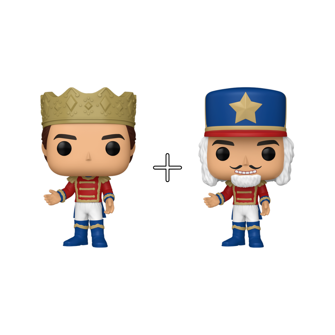 Bundle Funko Pops - Barbie - Prince Eric e Nutcracker (Standard + Chase)