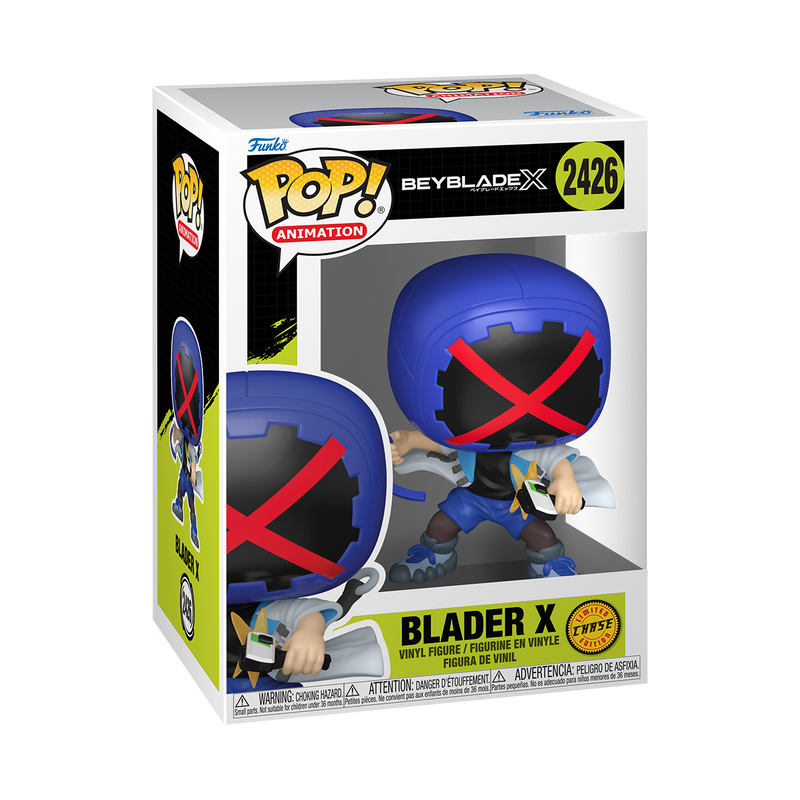  Bundle Funko Pops - Beyblade X - Jaxon Cross e Blader X (Standard + Chase)