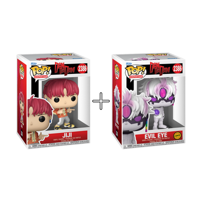 Bundle Funko Pops - Dandadan - Jiji e Evil Eye (Standard + Chase)