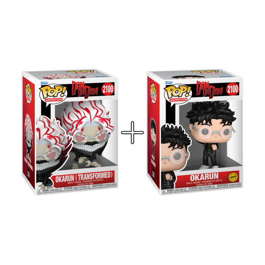 Bundle Funko Pops - Dandadan - Okarun (Standard + Chase)