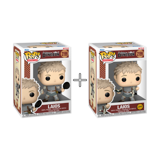 Bundle Funko Pops - Delicious in Dungeon - Laios (Standard + Chase)