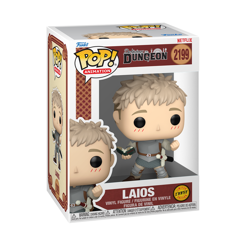 Bundle Funko Pops - Delicious in Dungeon - Laios (Standard + Chase)