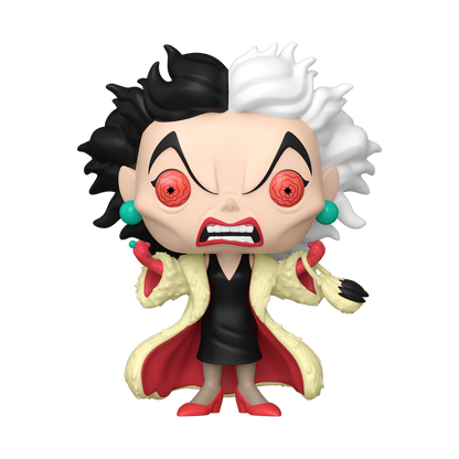  Bundle Funko Pops - Disney - 101 Dalmatians - Cruella de Vil - (Standard + Chase)