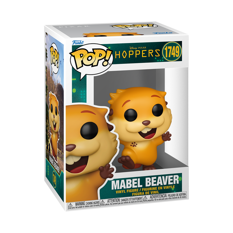 Bundle Funko Pops - Disney - Hoppers - Mabel Beaver (Standard + Chase) 