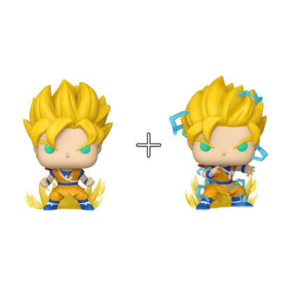  Bundle Funko Pops - Dragon Ball Daima - SS Son Goku Mini (Standard + Chase) 
