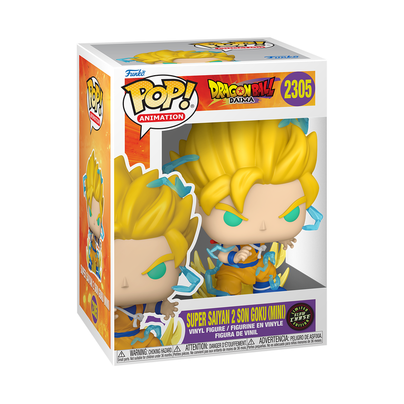  Bundle Funko Pops - Dragon Ball Daima - SS Son Goku Mini (Standard + Chase) 