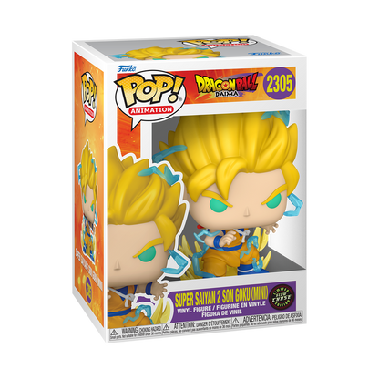  Bundle Funko Pops - Dragon Ball Daima - SS Son Goku Mini (Standard + Chase) 