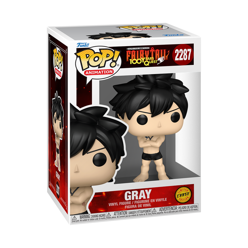 Bundle Funko Pops - Fairy Tail 100 Years Quest - Gray (Standard + Chase)