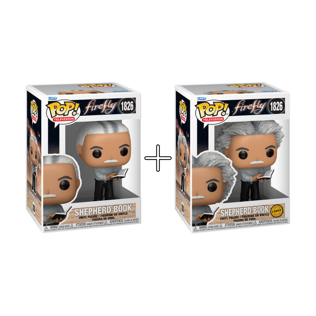 Bundle Funko Pops - Firefly - Shepherd Book (Standard + Chase)