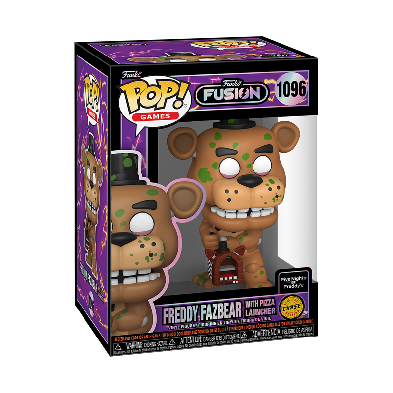 Bundle Funko Pops - Freddy Fazbear with Pizza Launcher (Standard + Chase)