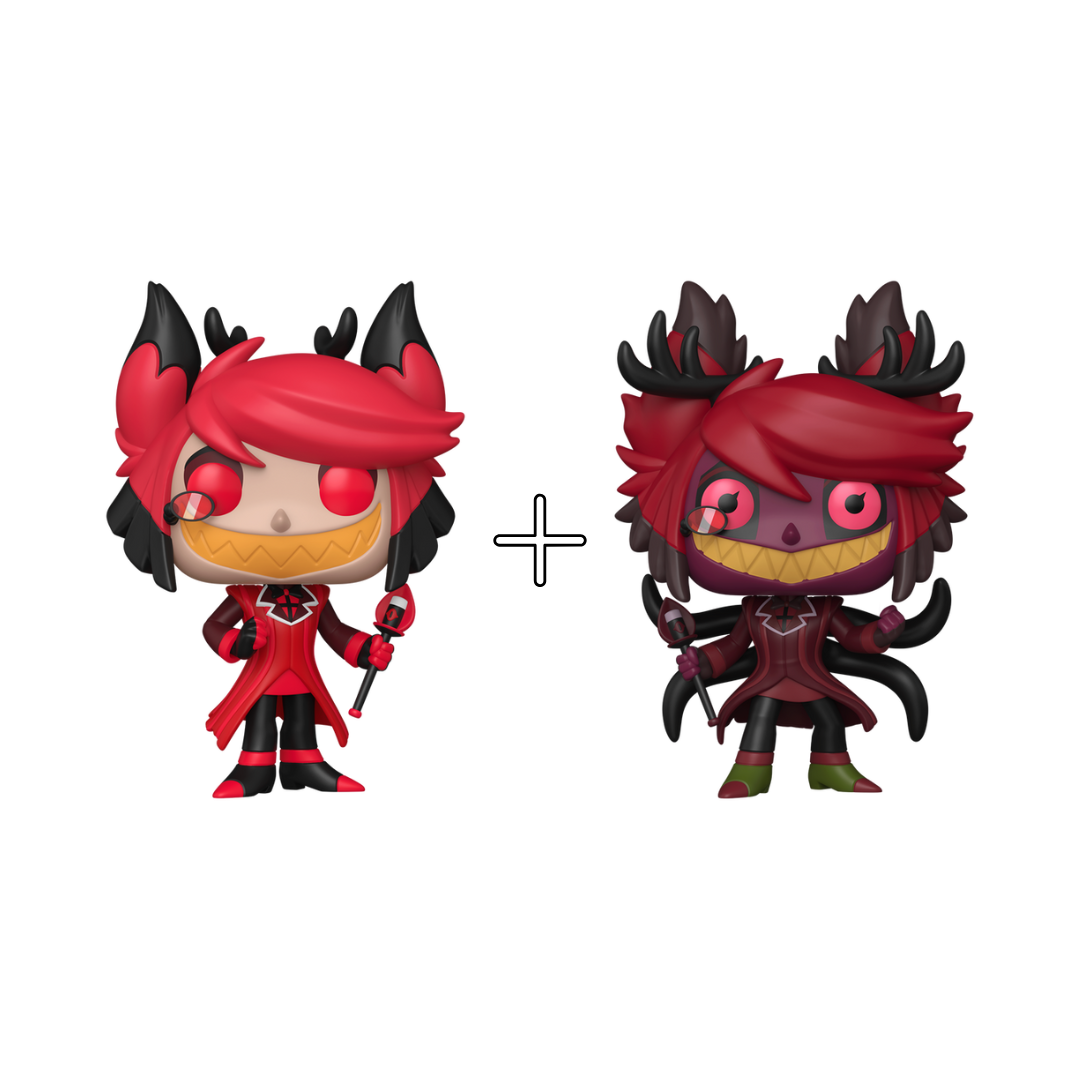 Bundle Funko Pops - Hazbin Hotel - Alastor (Standard + Chase)