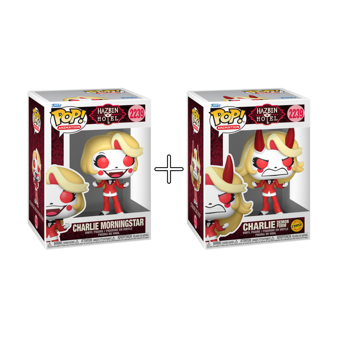 Bundle Funko Pops - Hazbin Hotel - Charlie (Standard + Chase)