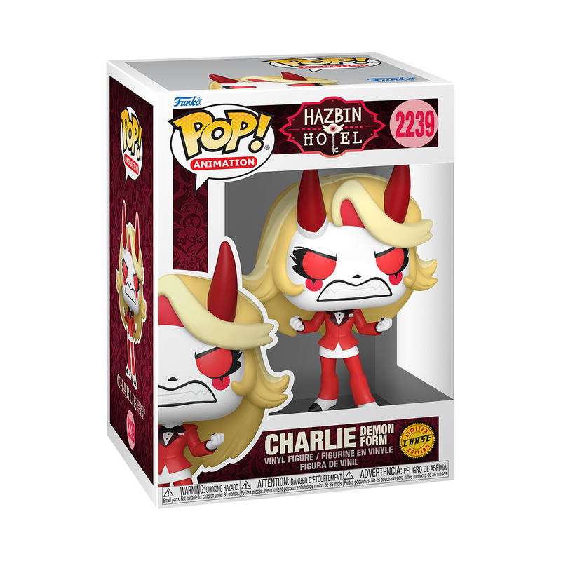 *Pré-reserva* Bundle Funko Pops - Hazbin Hotel - Charlie (Standard + Chase)
