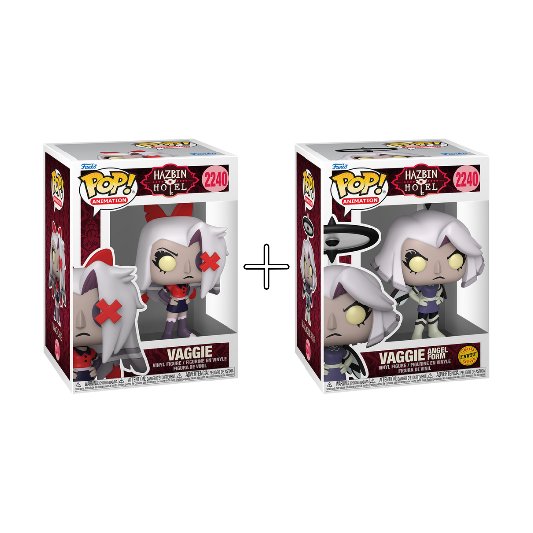 Bundle Funko Pops - Hazbin Hotel - Vaggie (Standard + Chase)