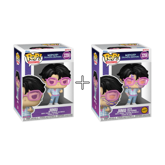 Bundle Funko Pops - K-Pop Demon-Hunters - Jinu (Standard + Chase)