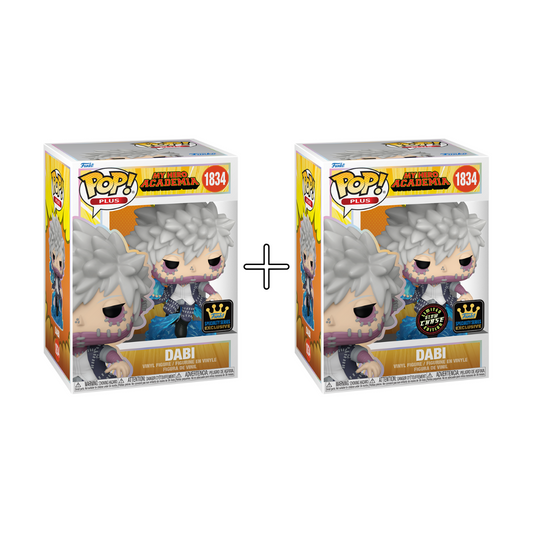 Bundle Funko Pops - My Hero Academia - Dabi (Standard + Chase)