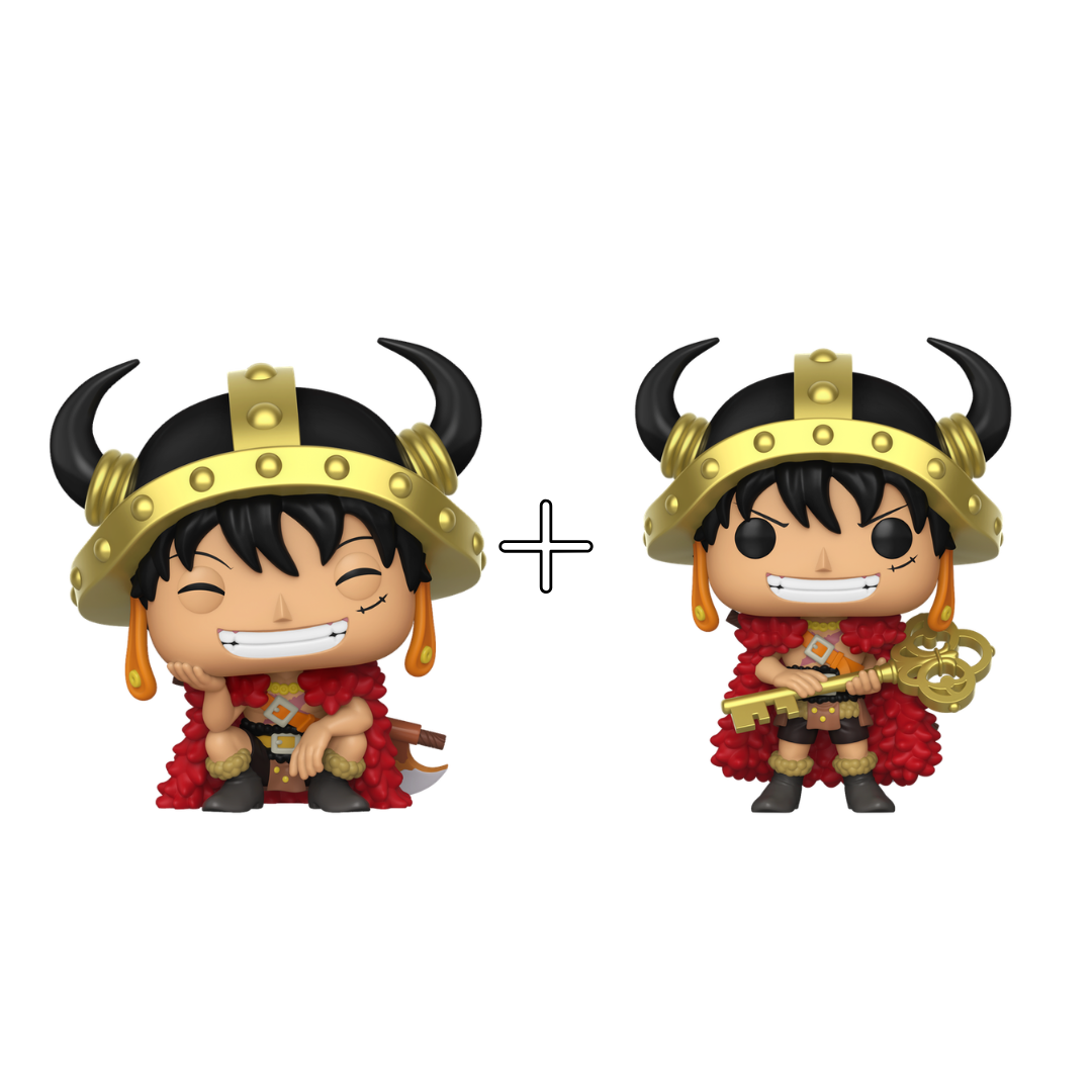 Bundle Funko Pops - One Piece - Monkey D. Luffy (Standard + Chase)