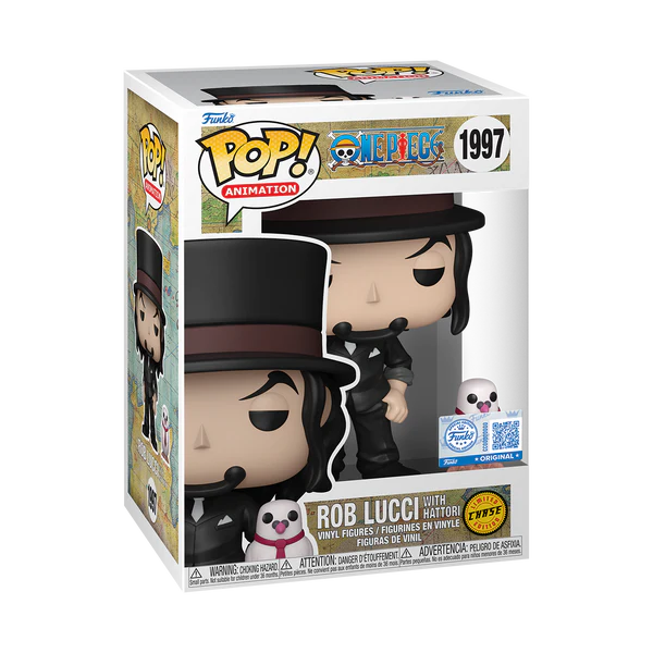 Bundle Funko Pops - One Piece - Rob Lucci with Hattori (Standard + Chase)
