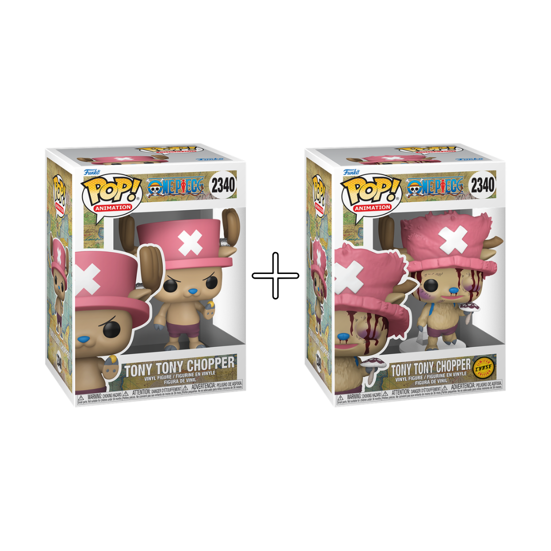 Bundle Funko Pops - One Piece - Tony Tony Chopper (Standard + Chase)
