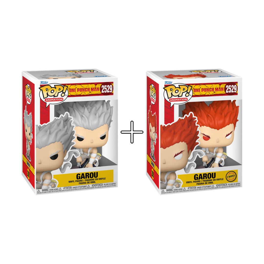 Bundle Funko Pops - One Punch Man - Garou (Standard + Chase)