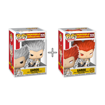 Bundle Funko Pops - One Punch Man - Garou (Standard + Chase)