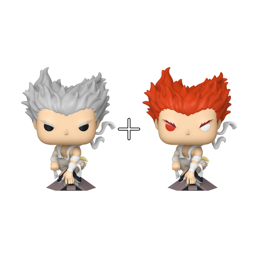 Bundle Funko Pops - One Punch Man - Garou (Standard + Chase)