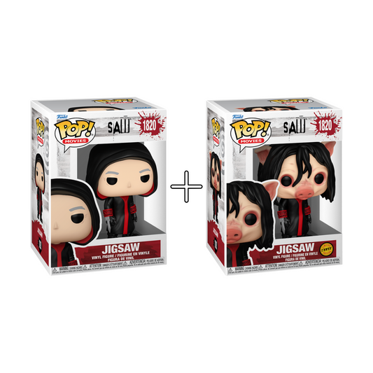 Bundle Funko Pops - Saw - Jigsaw (Standard + Chase)