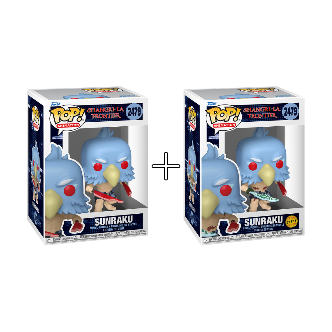 Bundle Funko Pops - Shangri-la Frontier - Sunraku (Standard + Chase)
