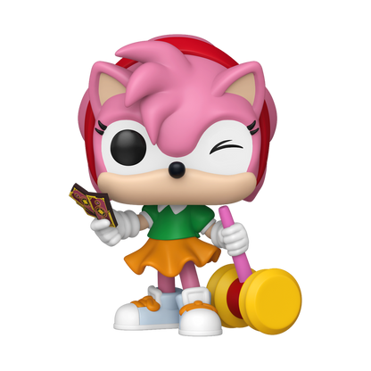 Bundle Funko Pops - Sonic the Hedgehog - Amy (Standard + Chase)