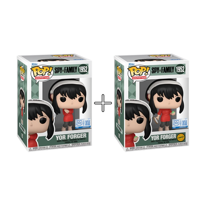 Bundle Funko Pops - Spy x Family - Yor Forger Special Edition (Standard + Chase)
