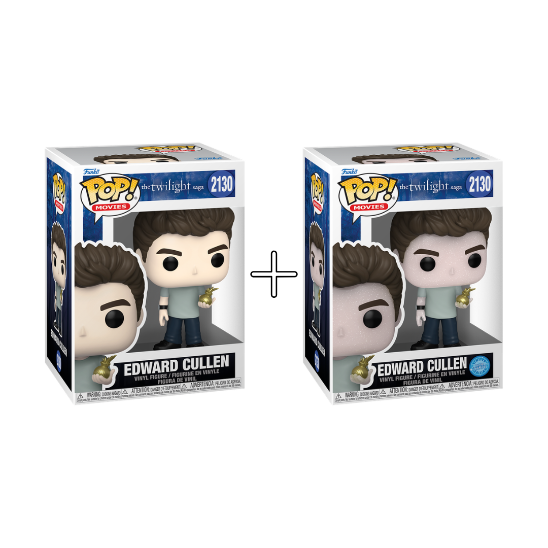 Bundle Funko Pops - The Twilight Saga - Edward Cullen (Standard + Chase)