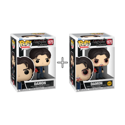  Bundle Funko Pops - The Vampire Diaries - Damon (Standard + Chase)