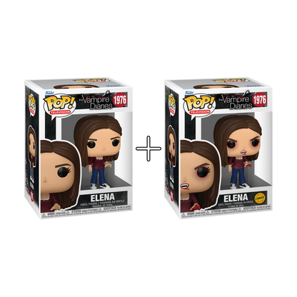 Bundle Funko Pops - The Vampire Diaries - Elena (Standard + Chase)