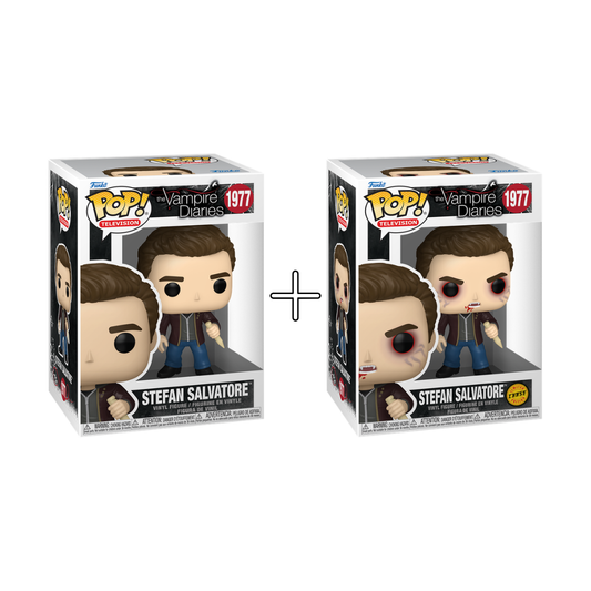 Bundle Funko Pops - The Vampire Diaries - Stefan Salvatore (Standard + Chase)
