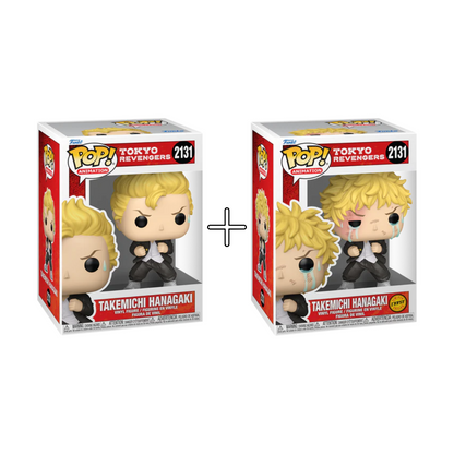 Bundle Funko Pops - Tokyo Revengers - Takemichi Hanagaki (Standard + Chase)